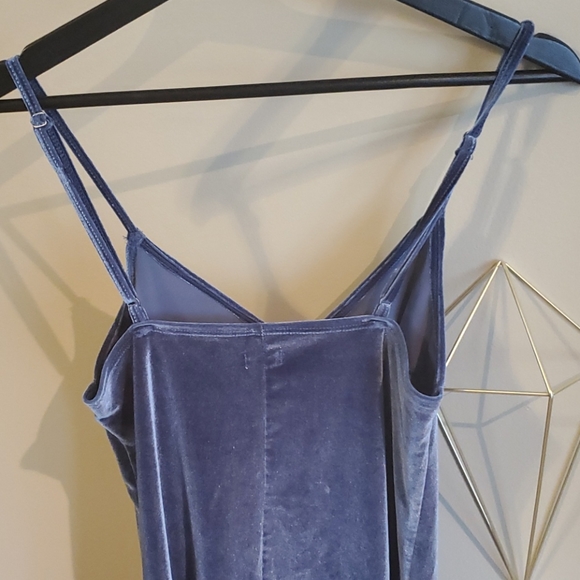 Hollister Blue Velvet Cami Dress - Picture 6 of 7